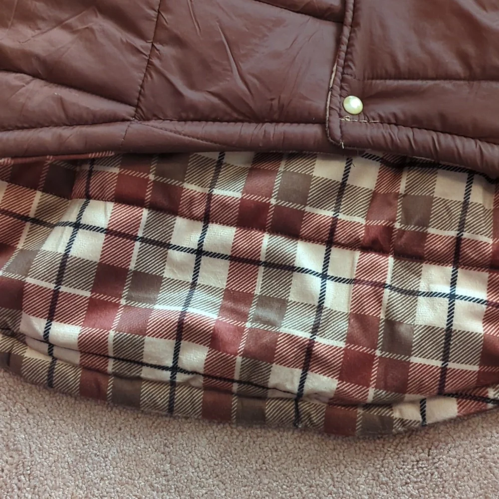 Heart To Tail Reversible Jacket With Snaps.NEW No Tags Length 23